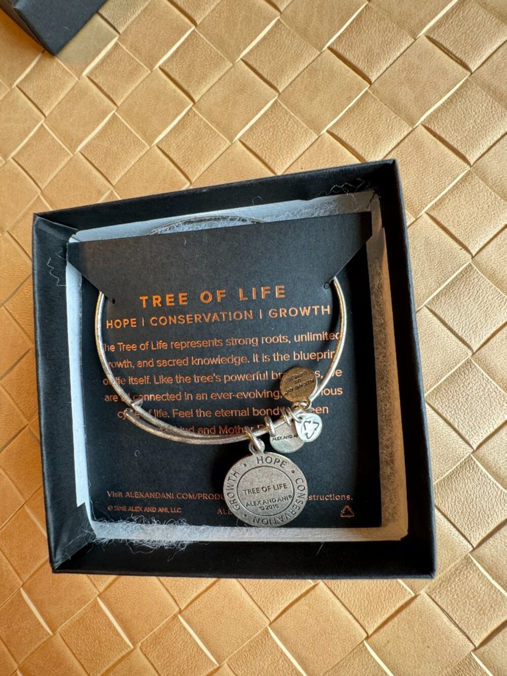 Alex and Ani Tree of Life Charm Bangle Bracelet New